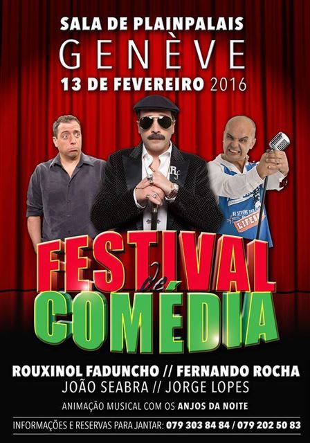 Cartaz Festival de Comédia em Genebra