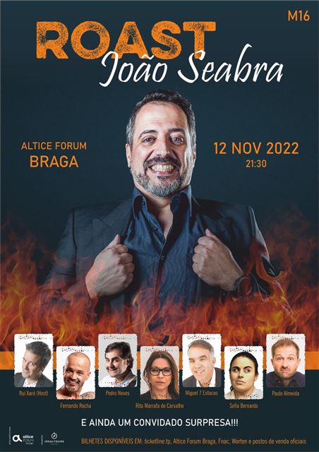 Cartaz Roast João Seabra